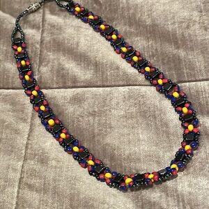 Hematite Beaded Necklace